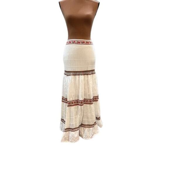 Cecilia Prado Dresses & Skirts - Anthropologie Cecilia Prado White “Lori” Tiered Maxi Skirt